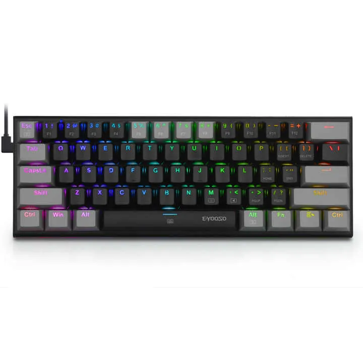 بسعر الجملة 61 مفتاحًا جديدًا LED RGB لوحة . Wholesale 61 Keys New LED RGB Backlit Keyboard UK