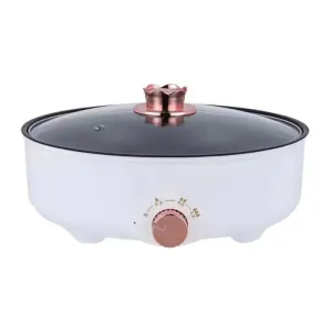 30Cm Non Stick 220V Coating Portable Electric Frying Pan -F51-8-1455