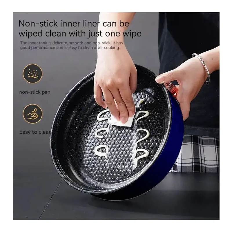 30Cm Non Stick 220V Coating Portable Electric Frying Pan -Ja-115