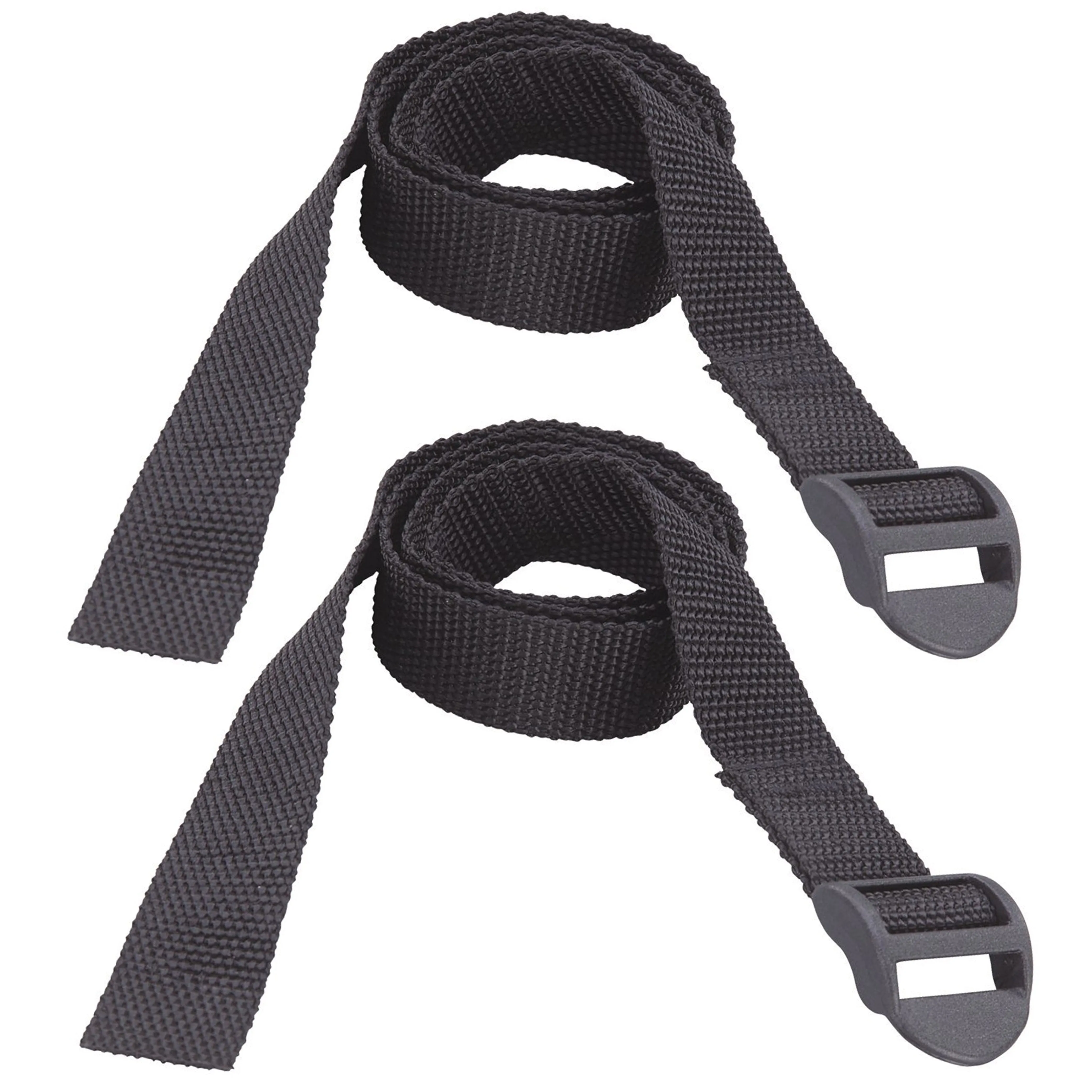 4 Pc Plastic Ladder Lock Webbing Strap Buckle Bag Backpack Fastener Black 4Ft