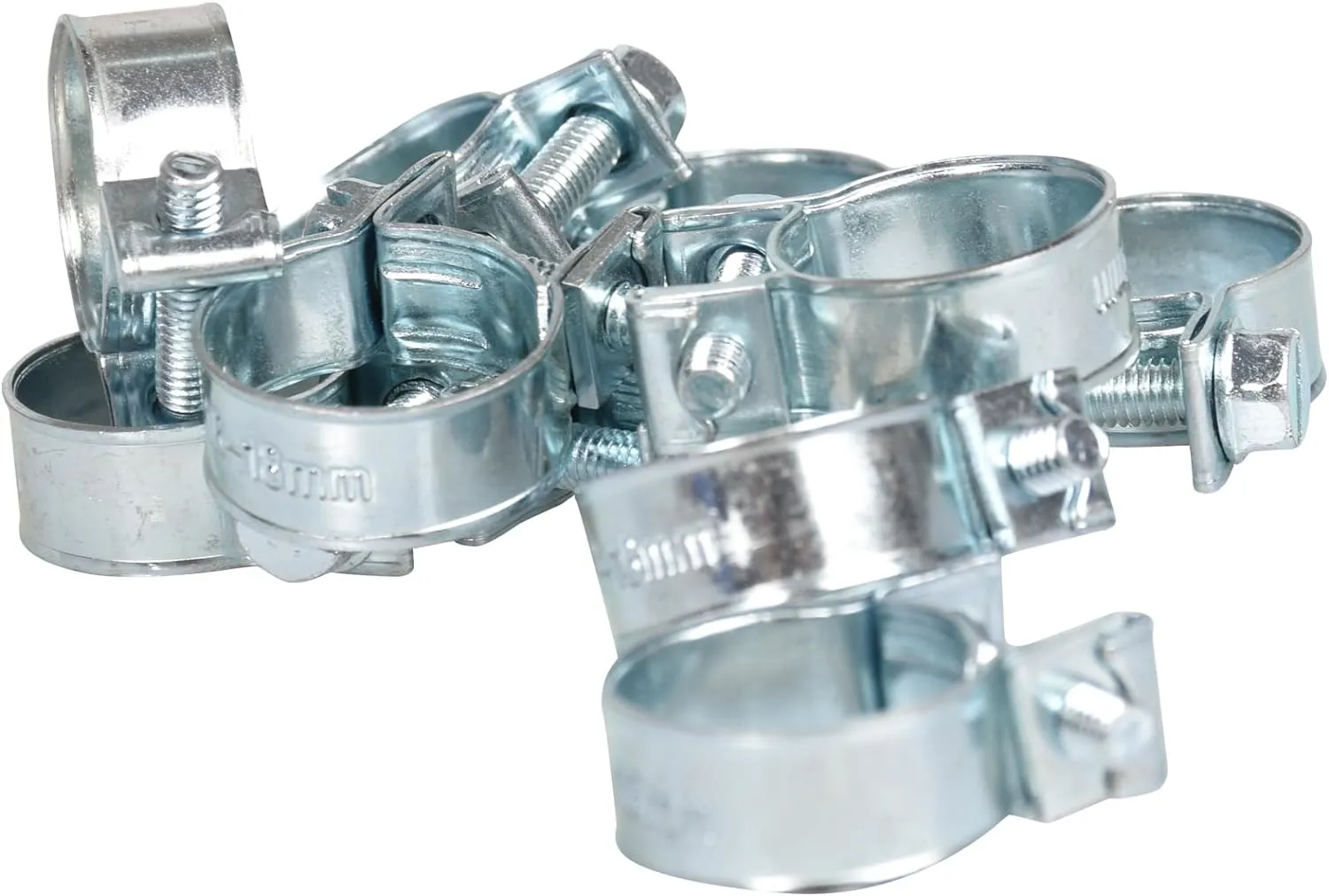 Adjustable Carbon Steel Hose Clamps - 10/20 Pack