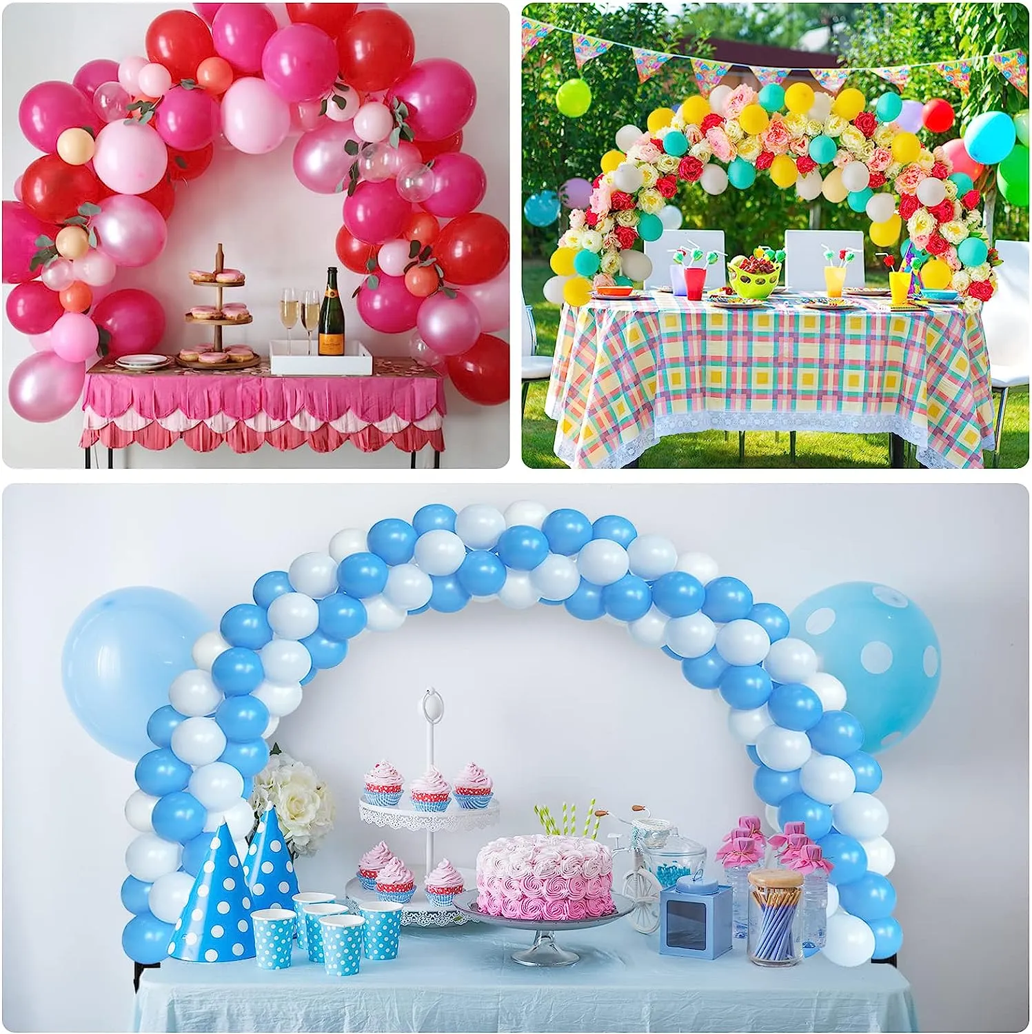 Adjustable Table Balloon Arch Holder Kit