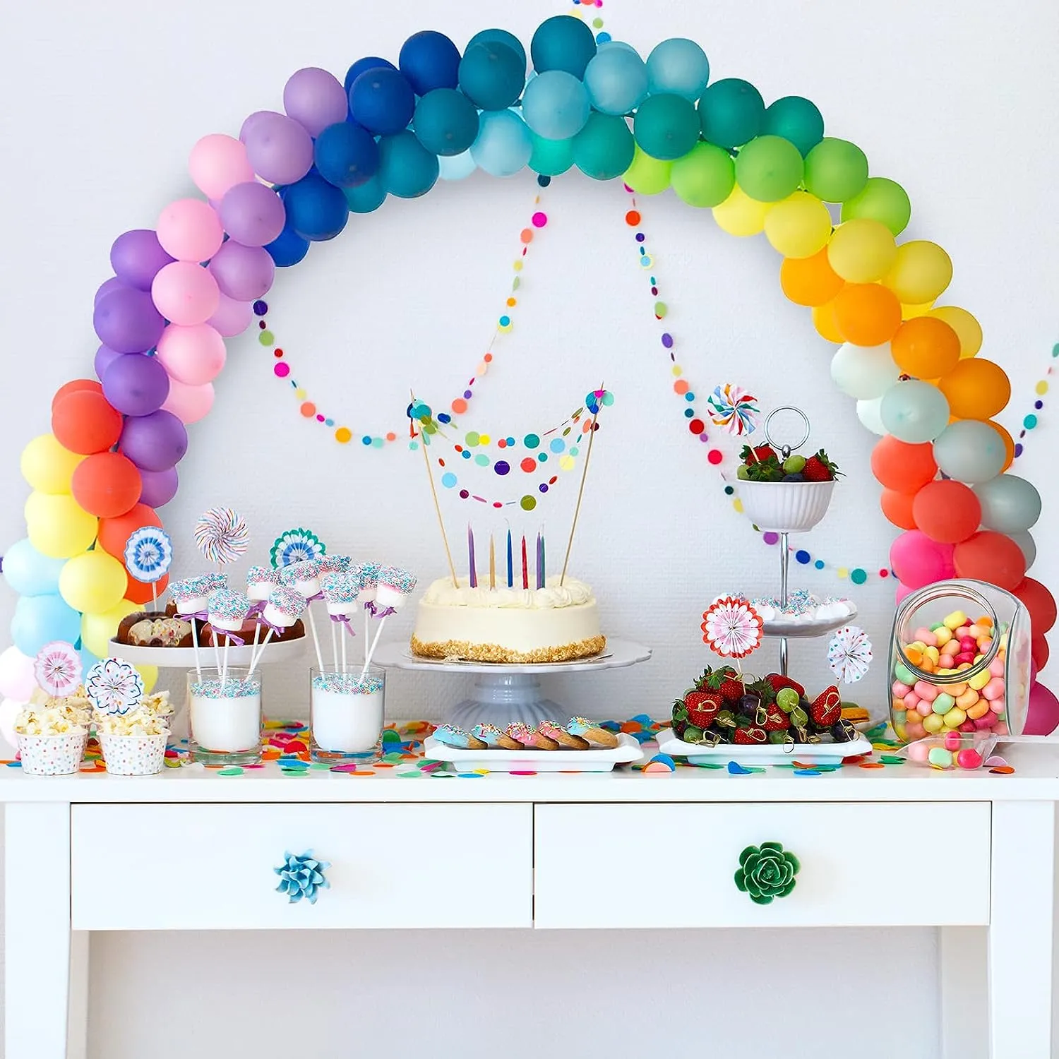 Adjustable Table Balloon Arch Holder Kit