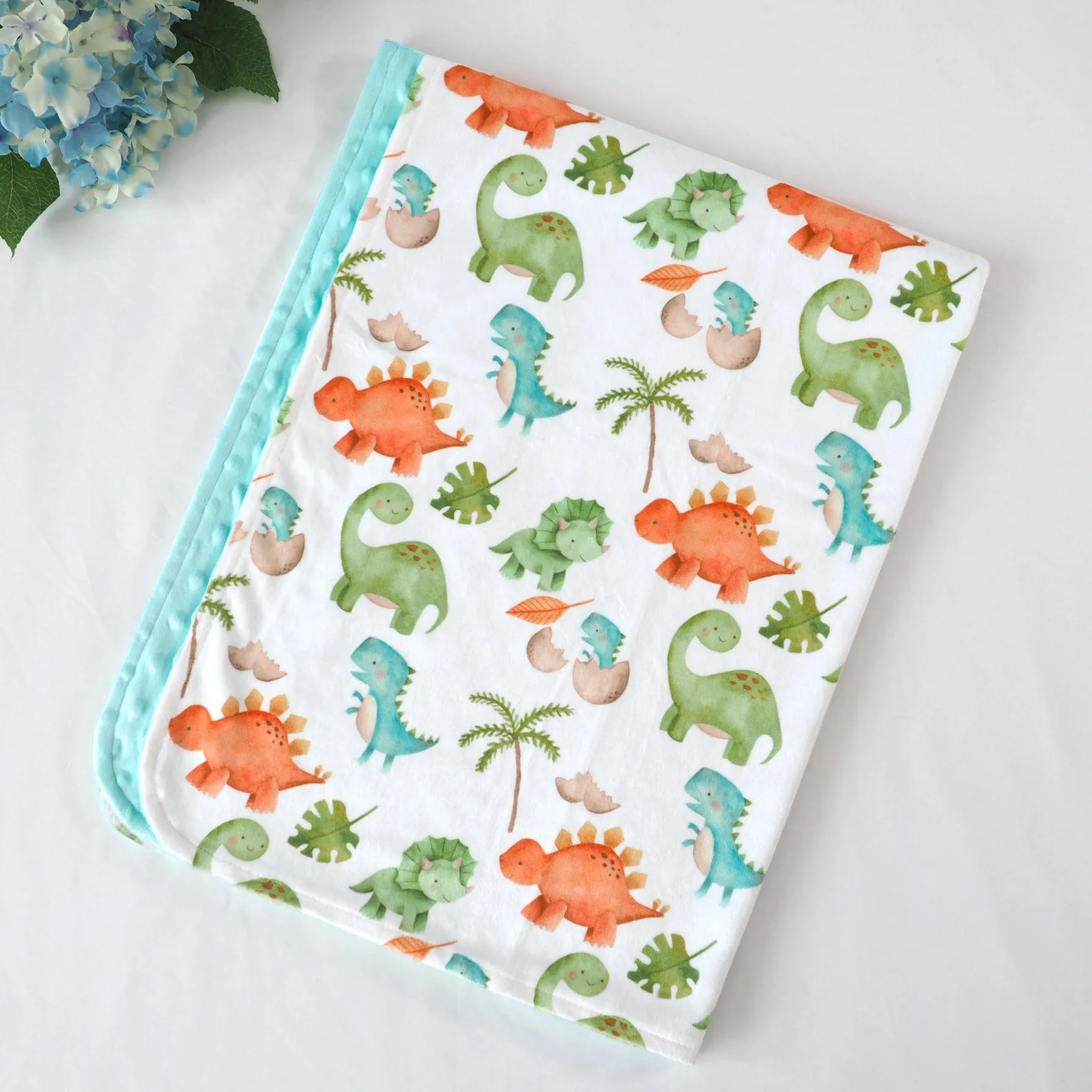 Baby & Toddler Minky Blanket - Dinosaurs