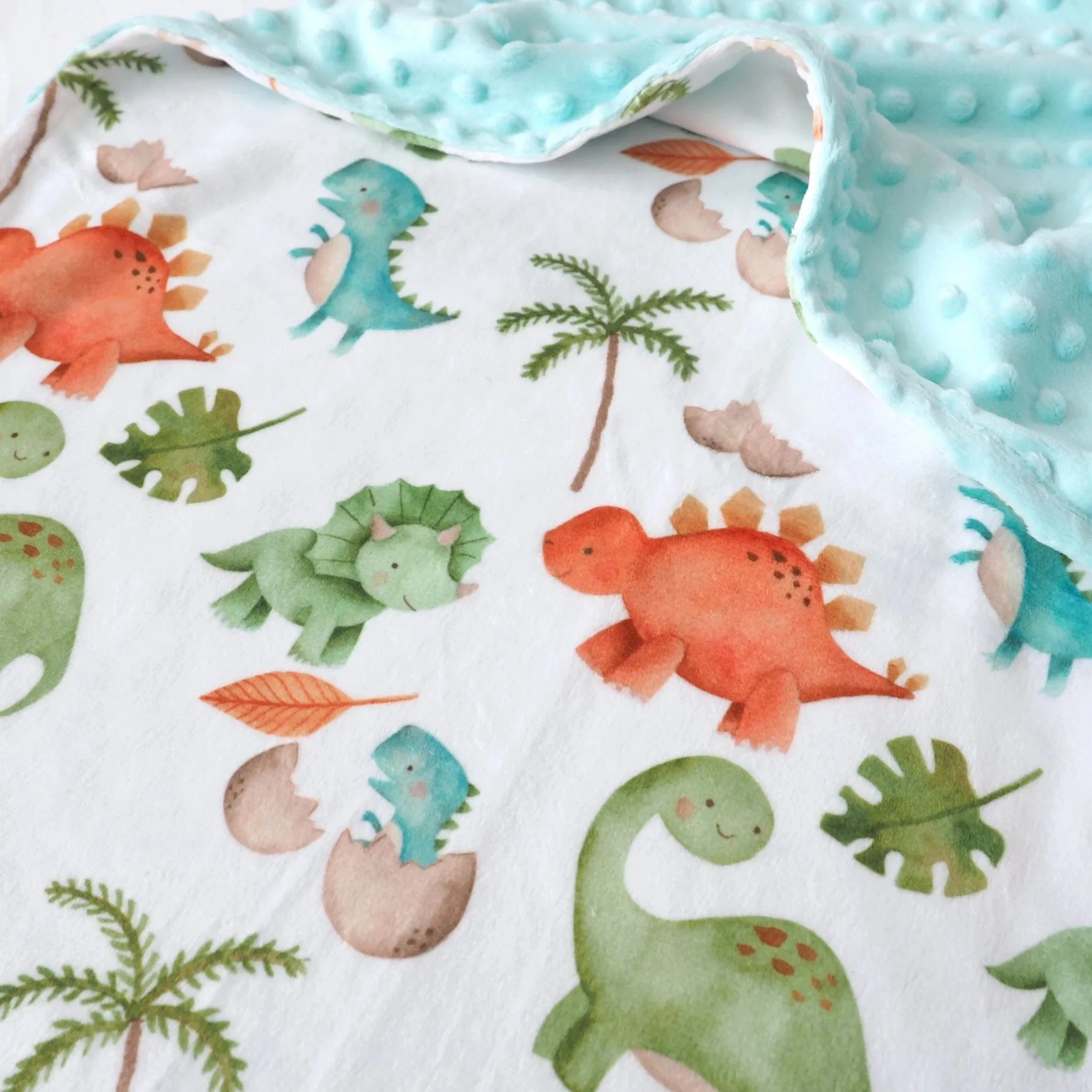 Baby & Toddler Minky Blanket - Dinosaurs