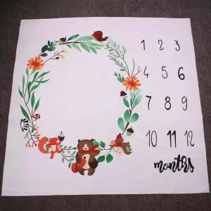 Baby Milestone Mat | Forest