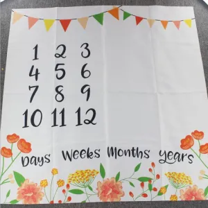Baby Milestone Mat | Garden