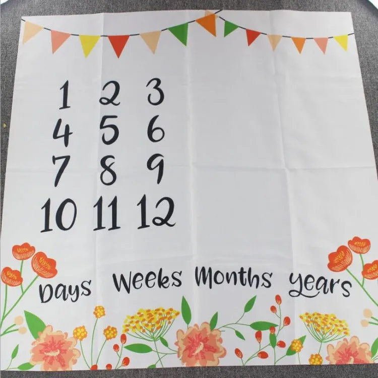 Baby Milestone Mat | Garden
