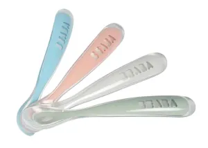 BEABA First Foods Silicone Spoons - Set of 4