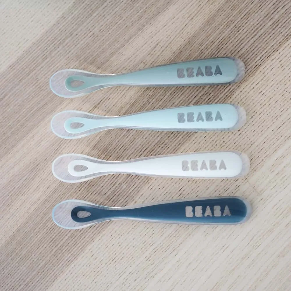 BEABA First Foods Silicone Spoons - Set of 4