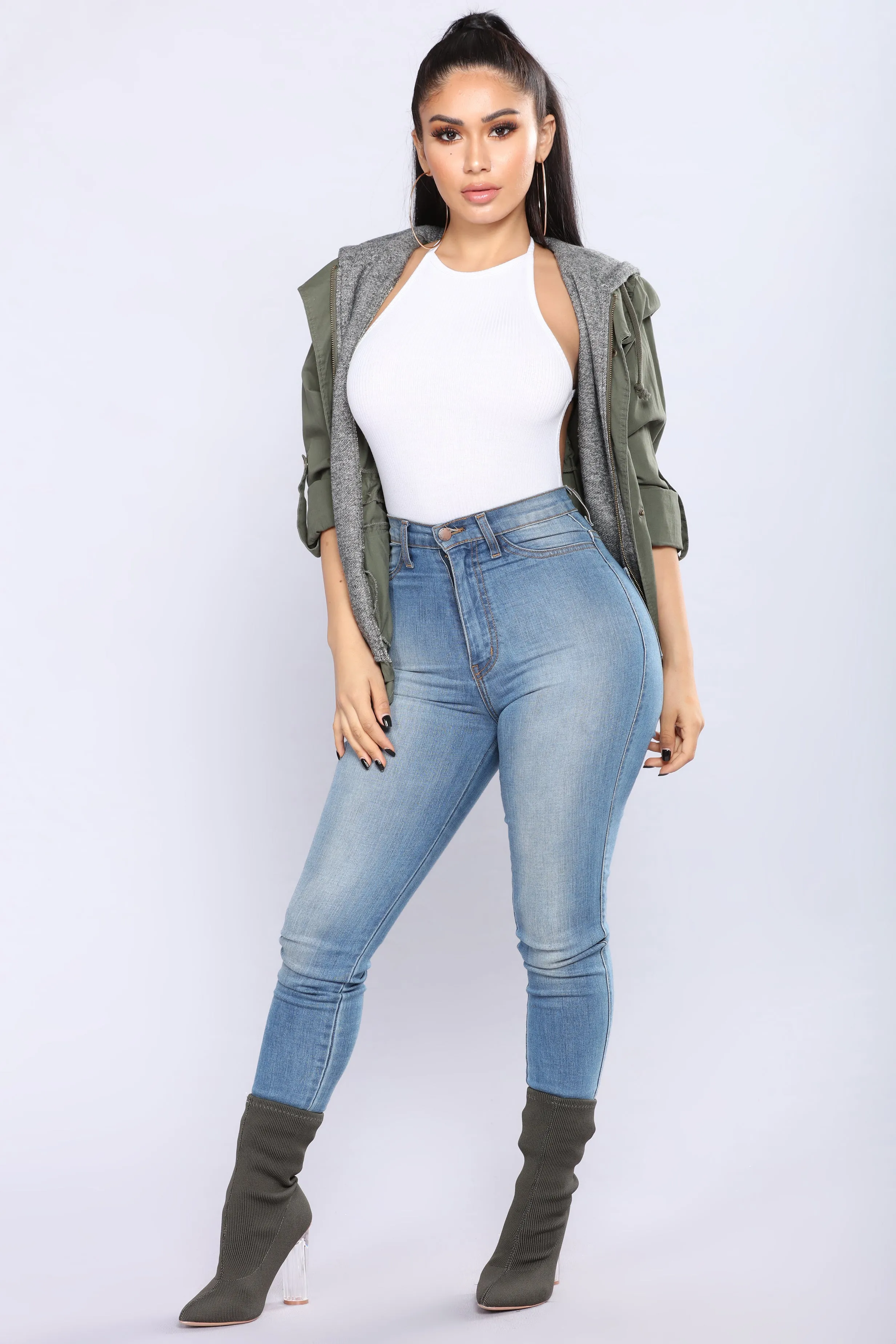 Becca Utility Jacket - Olive