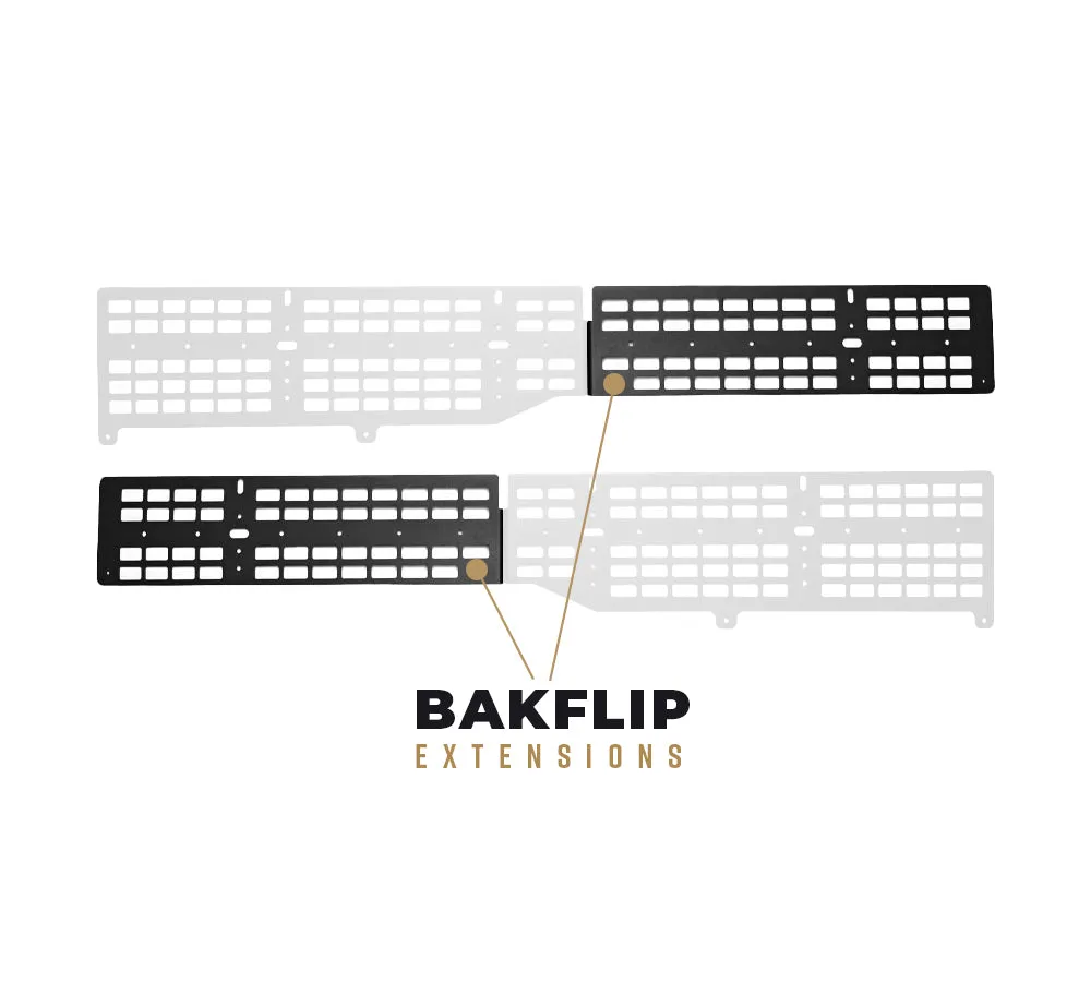 BED MOLLE EXTENSIONS FOR BAKFLIP COVER For 2005-2023 Toyota Tacoma