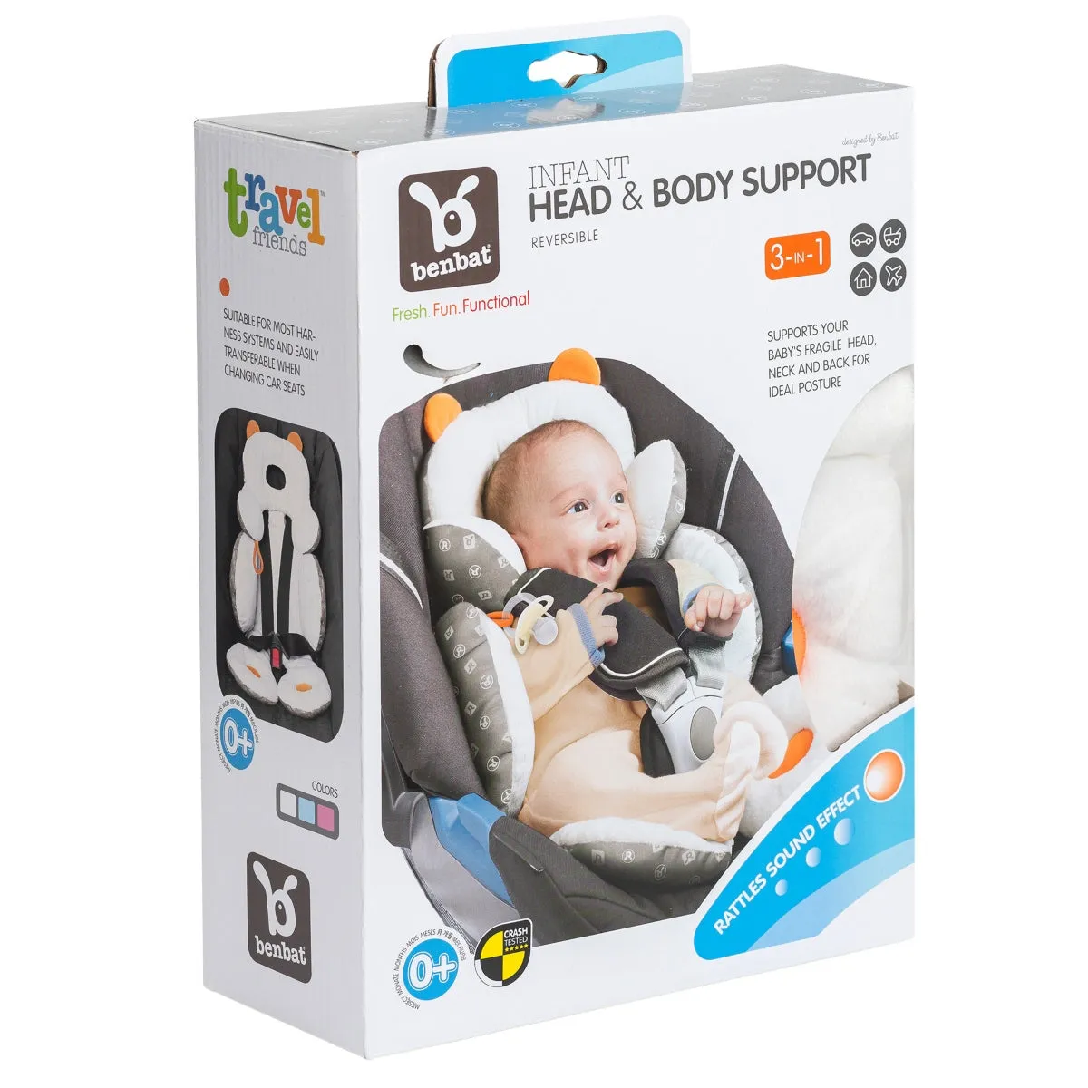 Benbat Total Body Support - White