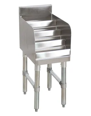 BK Resources UB4-18-LD12 12"W X 18-1/4"D x 32-1/2"H Underbar Liquor Display