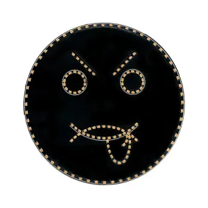 Car Led Smiley Face Lights W / Remote Rear Window Multi-Function Warning Lamp