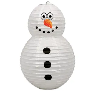 Christmas Snowman Paper Lantern
