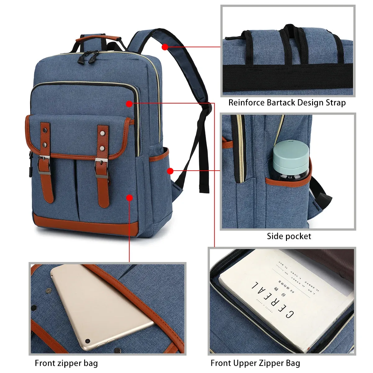 Classic Oxford Fabric Backpack