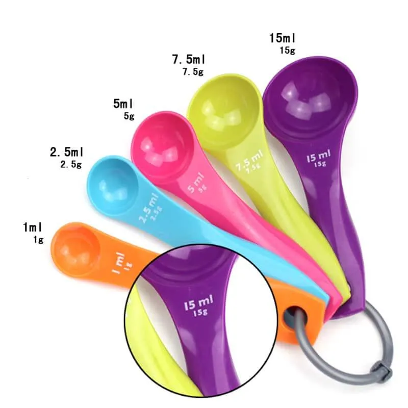 Colorful Measuring Spoons Set