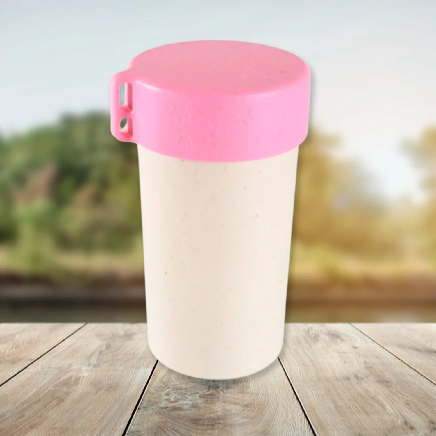 Compact Wheat Straw Tea/Coffee Cup