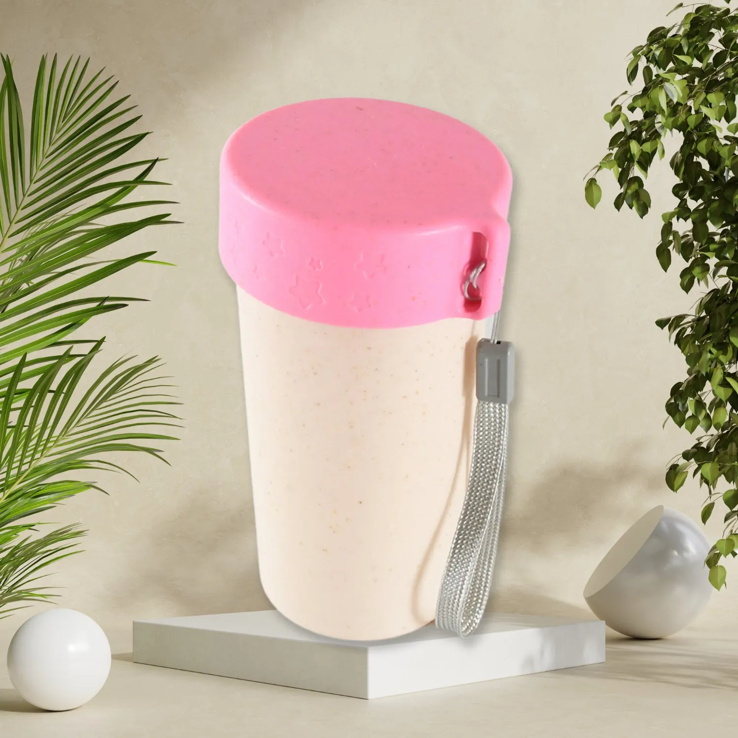 Compact Wheat Straw Tea/Coffee Cup