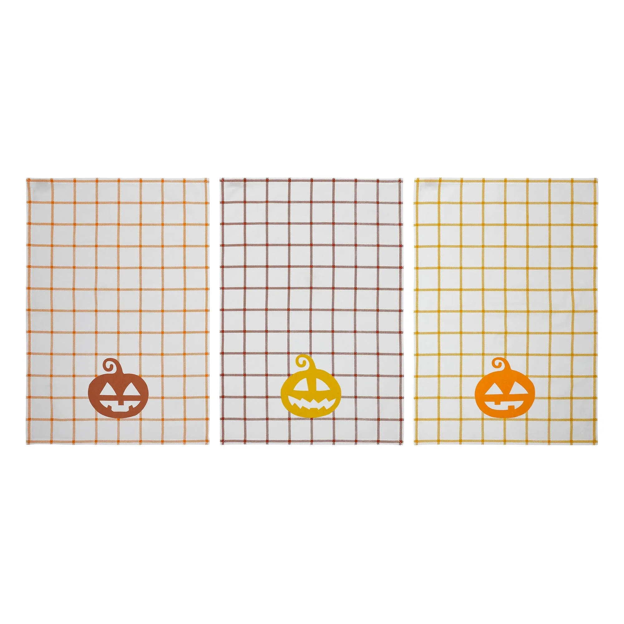 Country Halloween Tea Towels - Set of 3