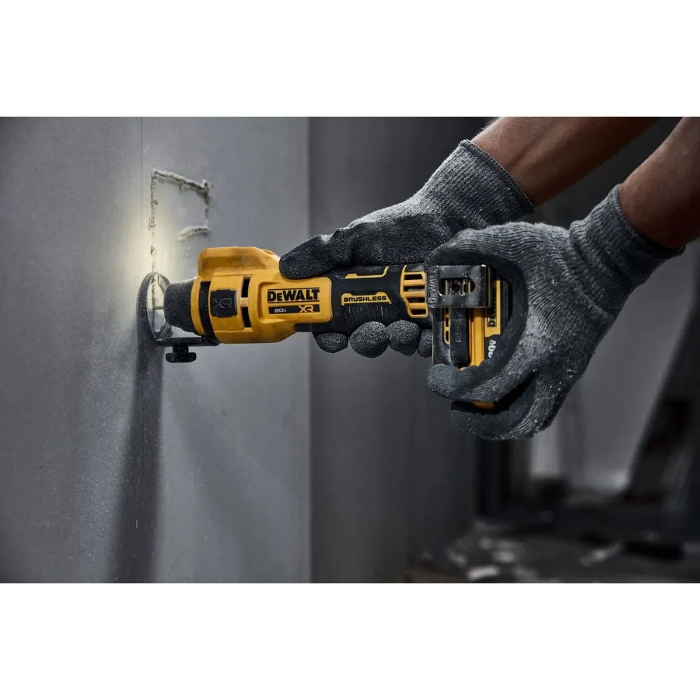 DeWalt DCE555D2 20V MAX* Brushless Drywall Cut-Out Tool Kit
