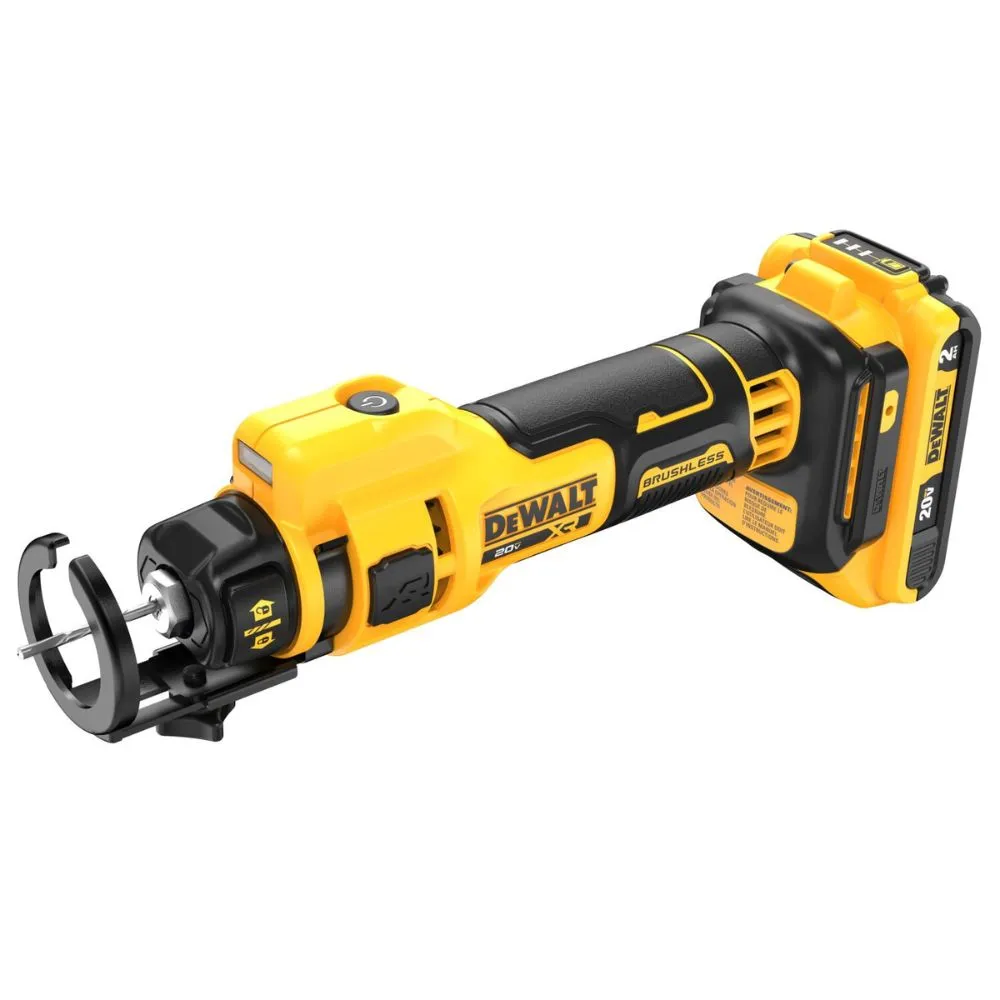 DeWalt DCE555D2 20V MAX* Brushless Drywall Cut-Out Tool Kit
