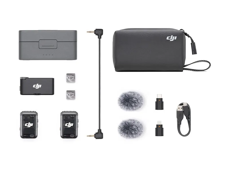 DJI Mic 2 Digital Wireless Dual Microphone Kit with Charging Case