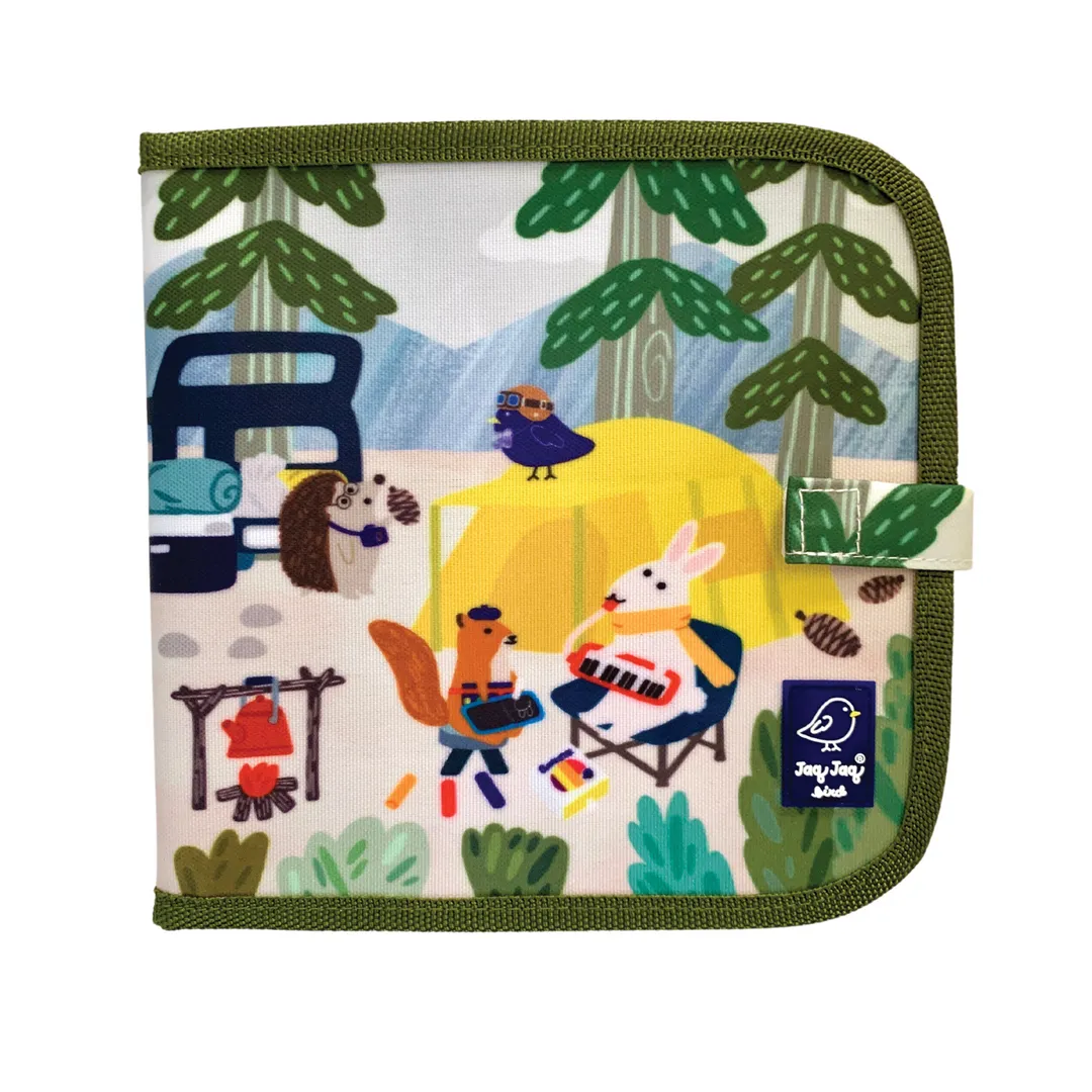 Doodle It & Go Erasable Coloring Book - Camping by Jaq Jaq Bird