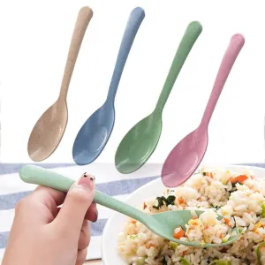 Eco-Friendly Wheat Straw Spoons