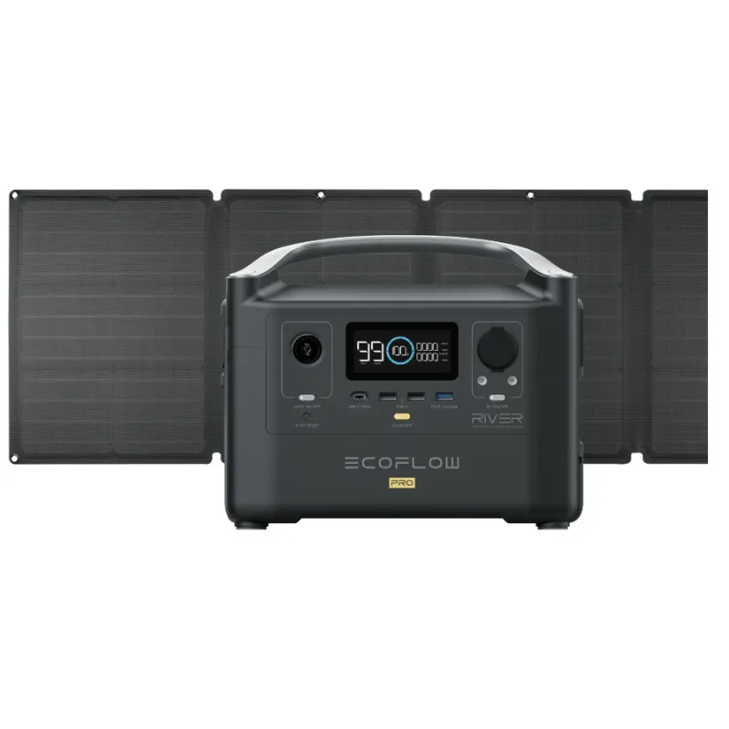 EcoFlow River Pro Power Station Bundle with 110W Solar Panel