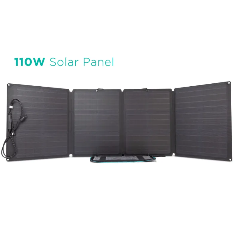 EcoFlow River Pro Power Station Bundle with 110W Solar Panel