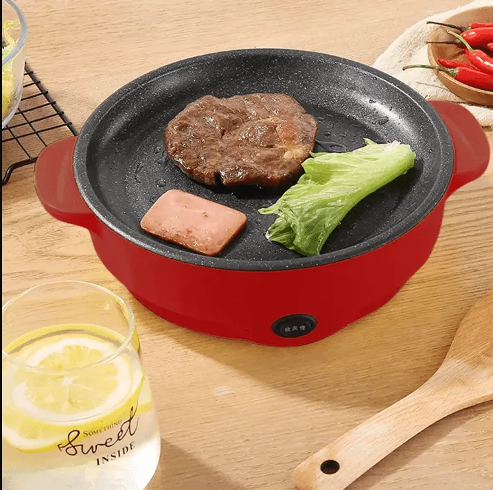 Electric Frying Baking Pan MST-YS-A022 RED