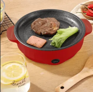 Electric Frying Baking Pan MST-YS-A022 RED