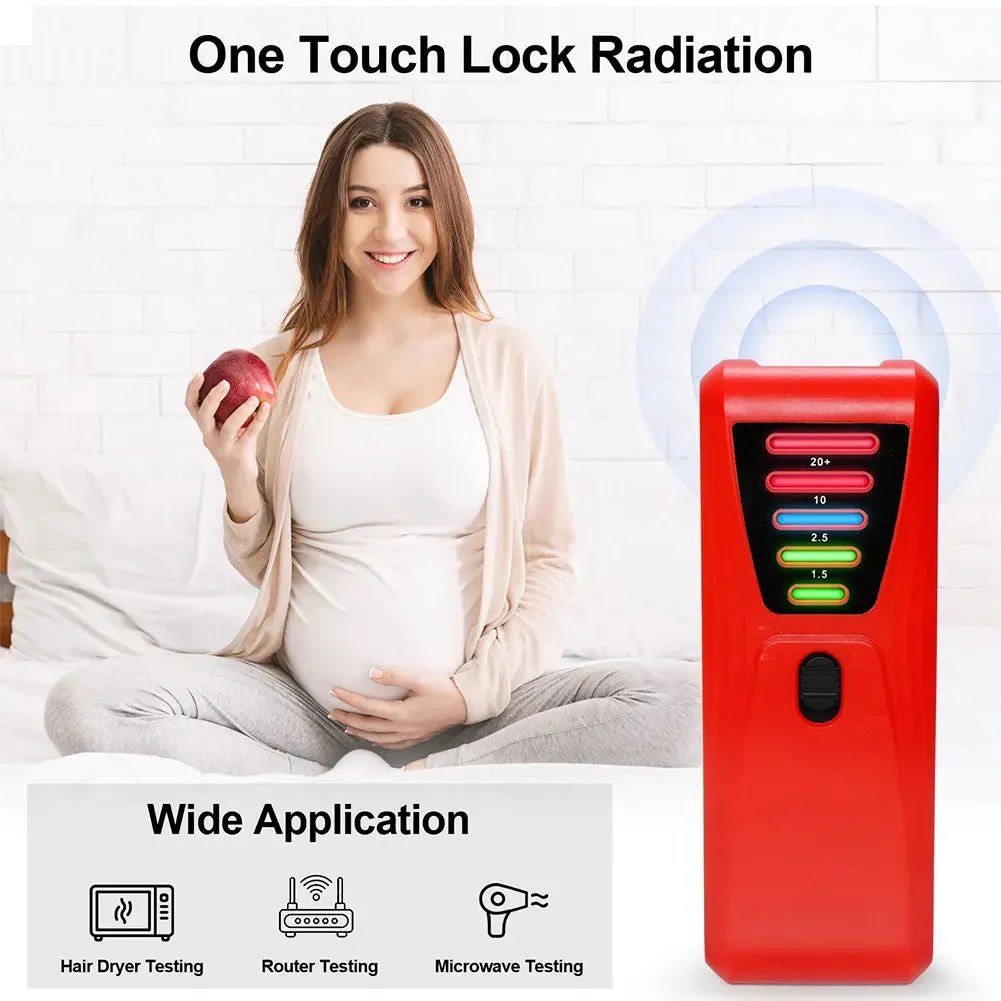 EMF Meter Paranormal Investigation Equipment Battery Powered Ghost Hunting Detector High Accuracy for Industrial Construction