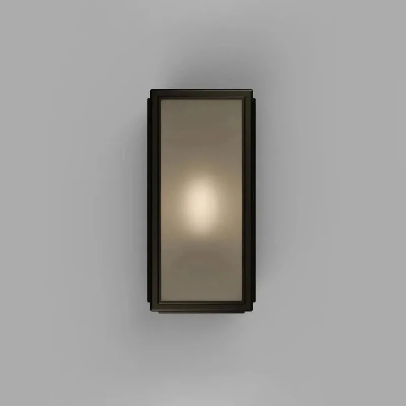 Exterior Traditional Aged Bronze Wall Lantern