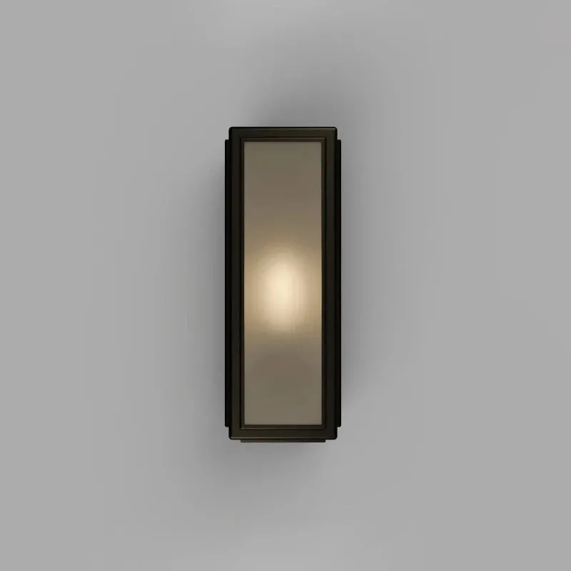Exterior Traditional Aged Bronze Wall Lantern