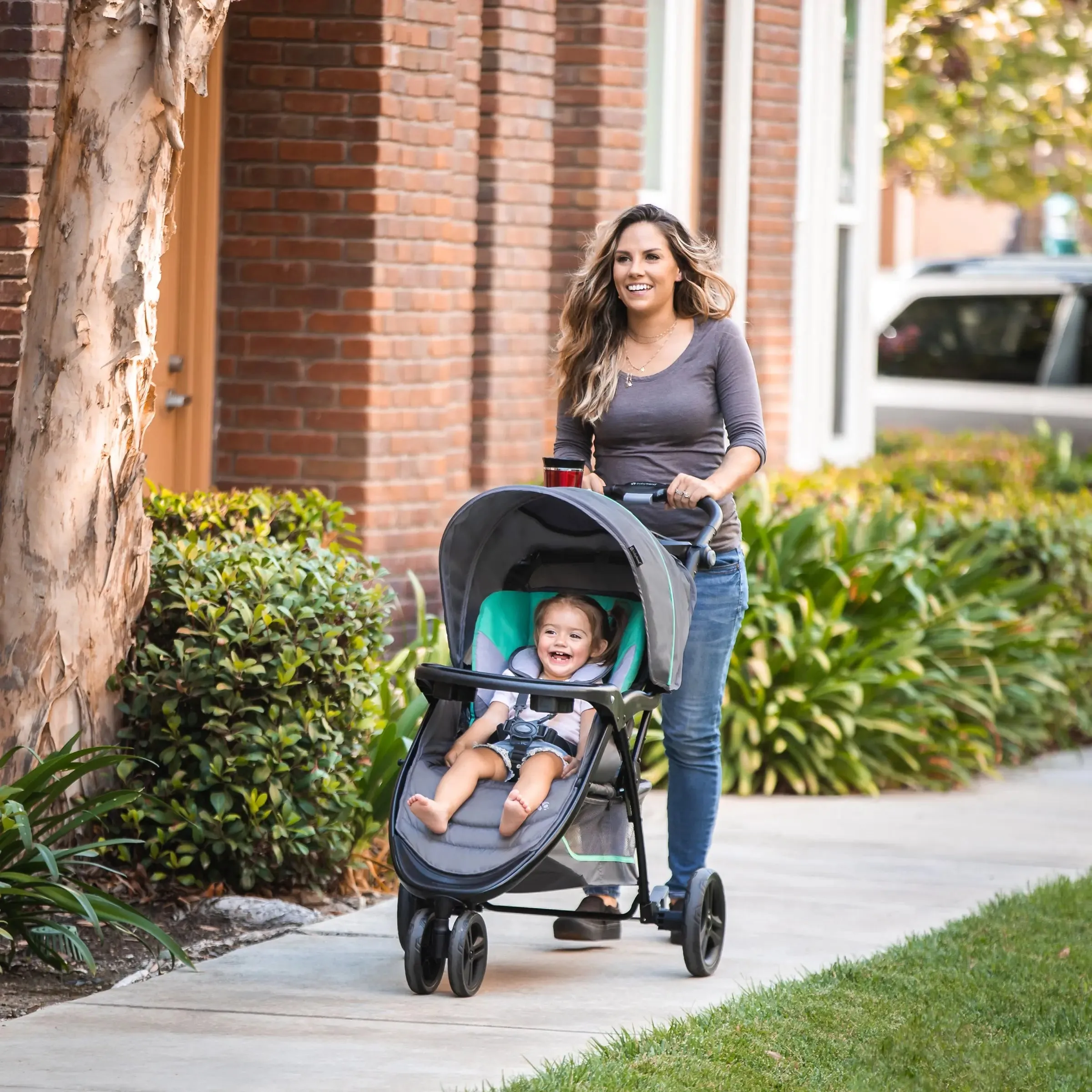 EZ Ride Stroller Travel System with EZ-Lift™ Infant Car Seat - Cozy Mint (Walmart Exclusive)