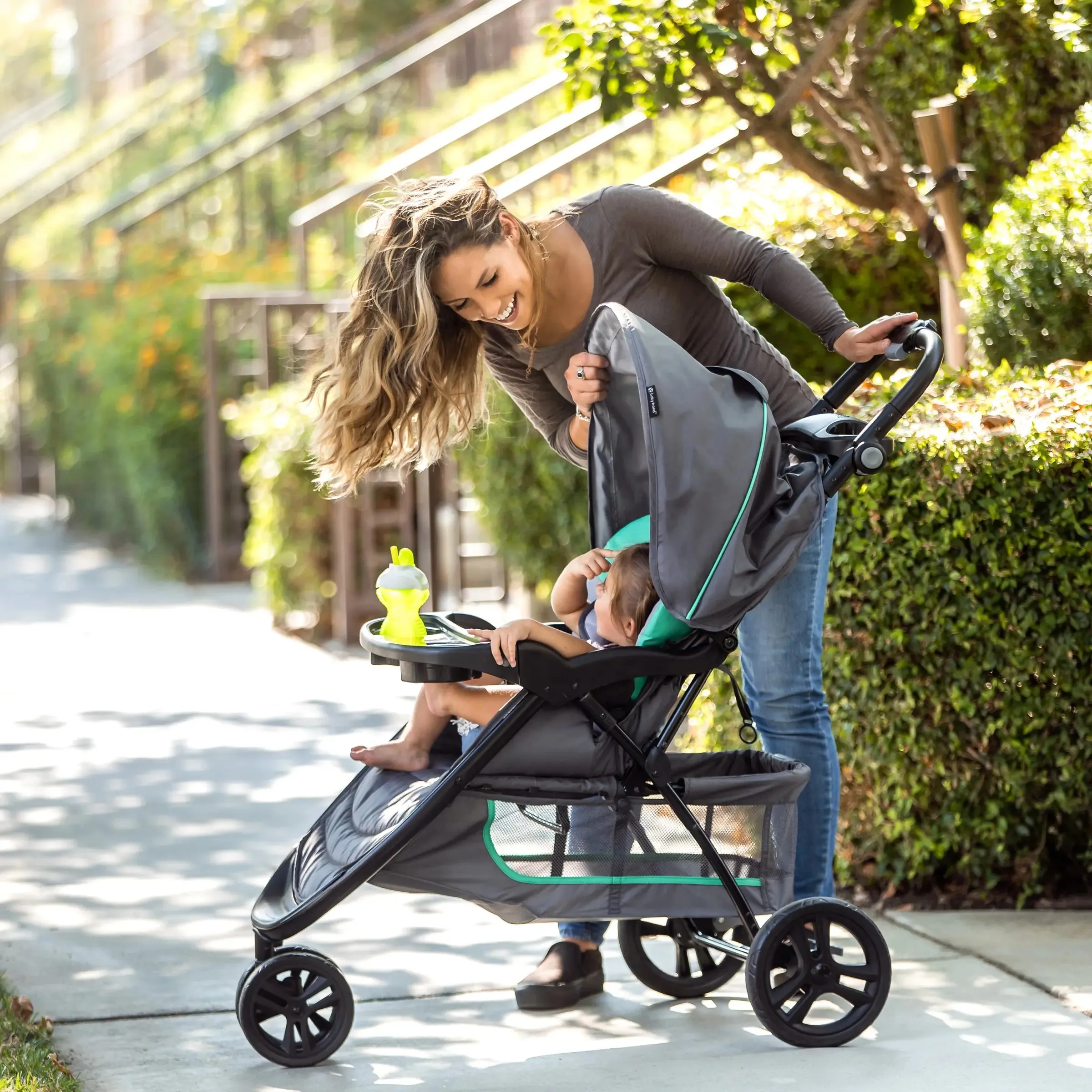 EZ Ride Stroller Travel System with EZ-Lift™ Infant Car Seat - Cozy Mint (Walmart Exclusive)