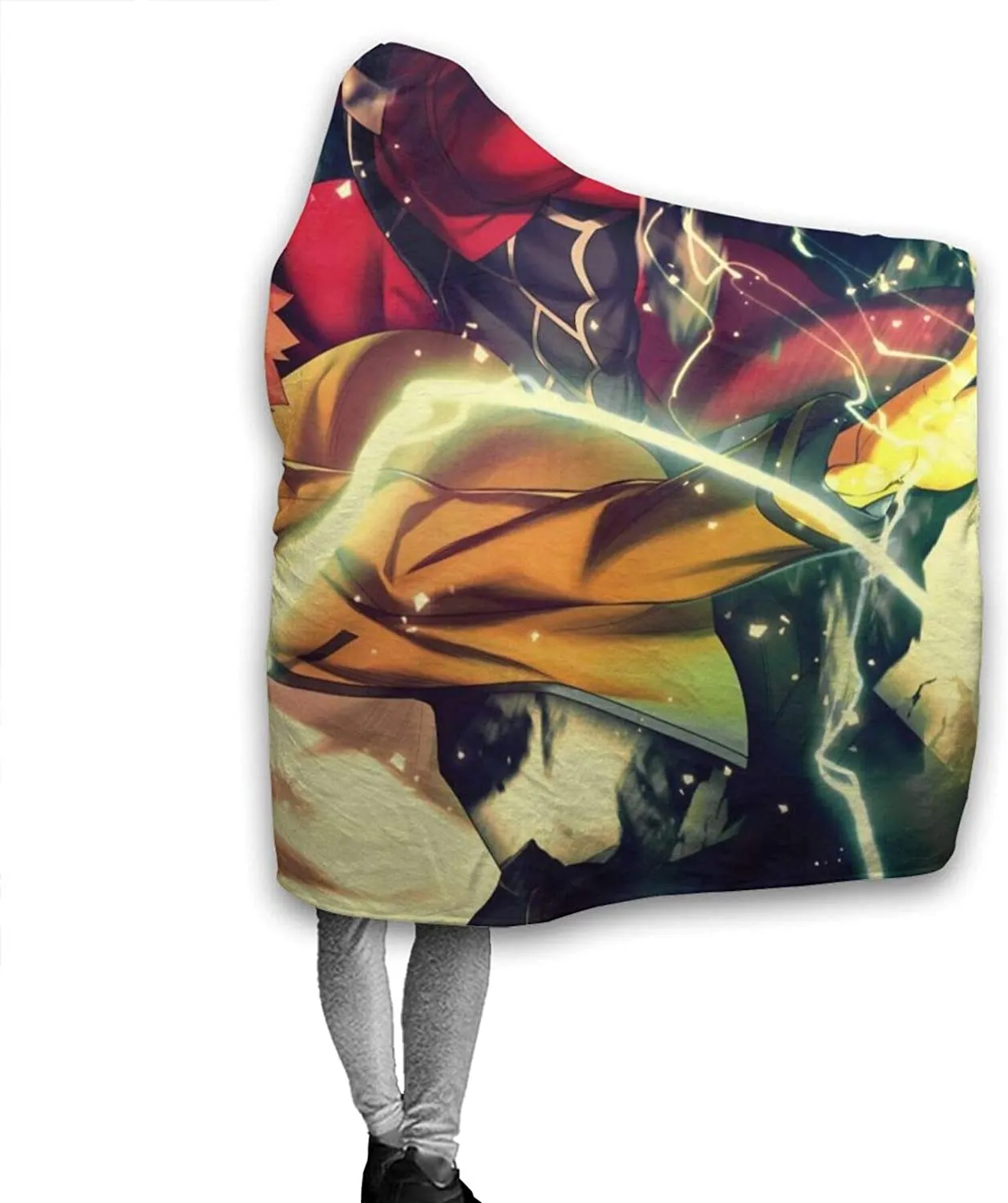 Fatezero Hooded Blankets - Anime Fleece Flannel Blankets