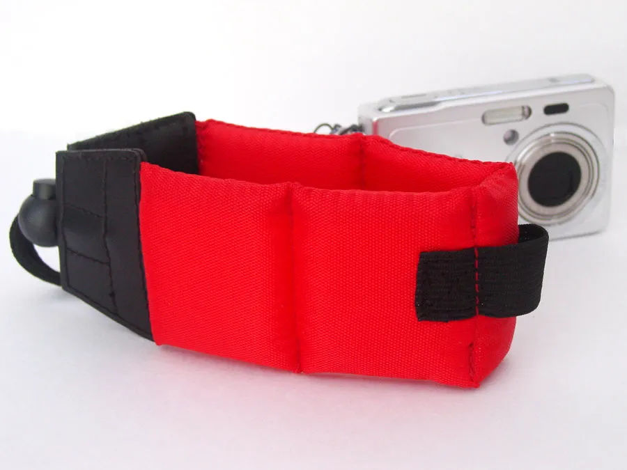 Floating Camera Strap Wrist Band Wristband Waterproof Digital Intova Olympus Red