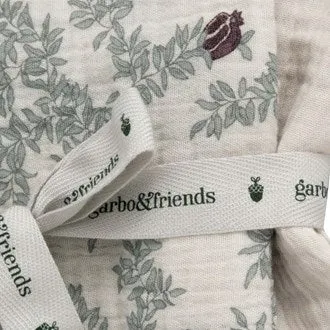 Garbo&Friends Pomegranate Burp Cloth 3 pcs