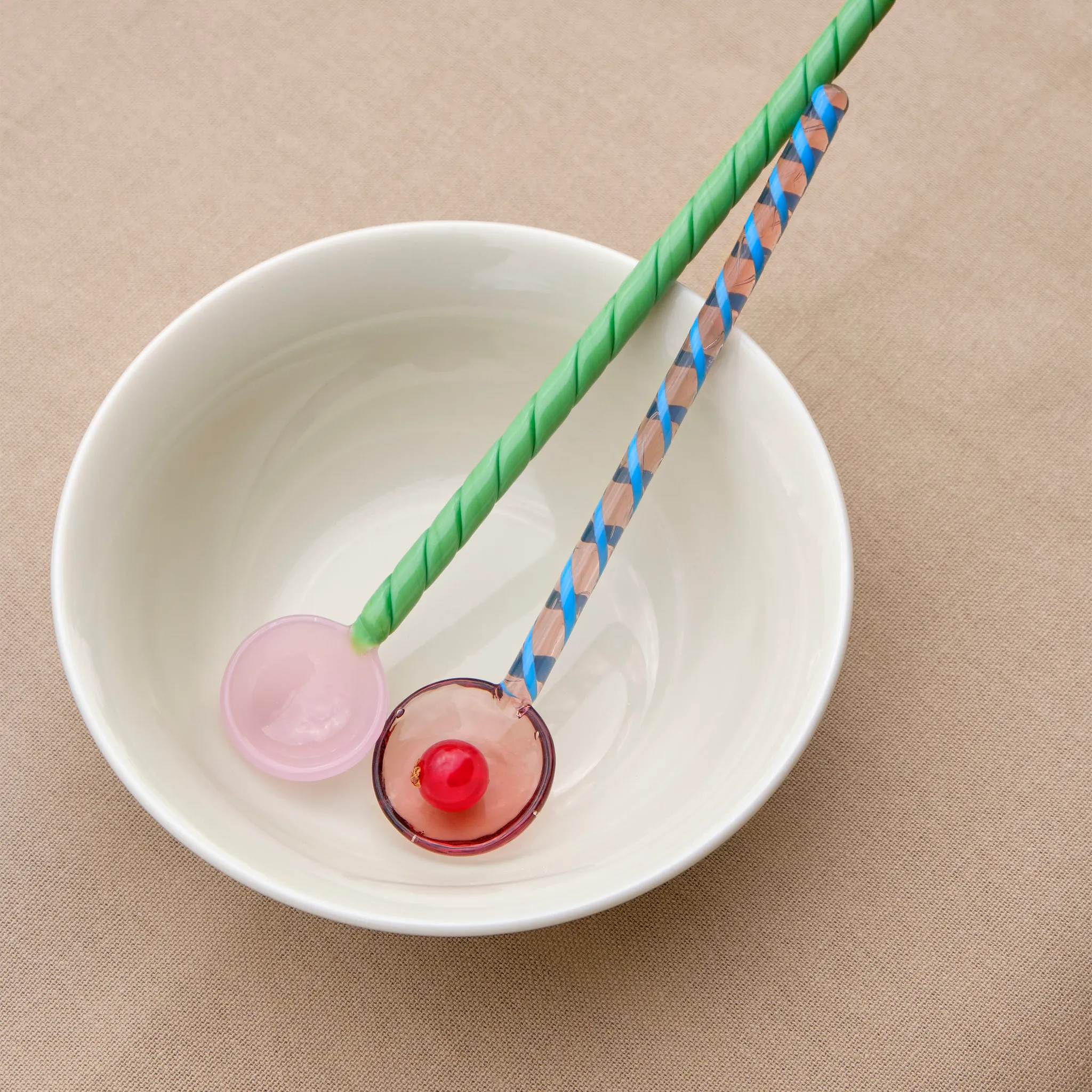 Glass Spoons - Twist by HAY