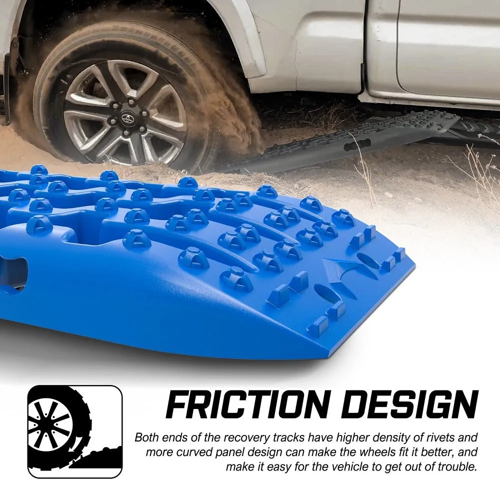 Heavy Duty 4WD Recovery Tracks Set for Snow, Mud X-BULL