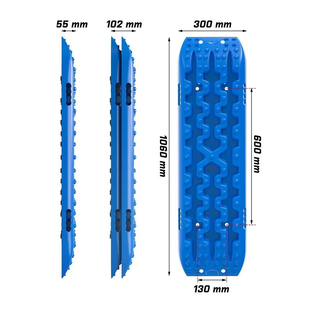 Heavy Duty 4WD Recovery Tracks Set for Snow, Mud X-BULL