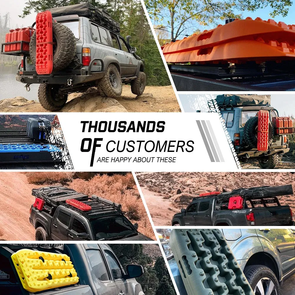 Heavy-Duty 4x4 Recovery Tracks Set with Tyre Deflator - X-BULL
