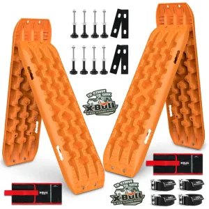 Heavy-Duty Recovery Boards 10T 2 Pair w/ Mounts X-BULL