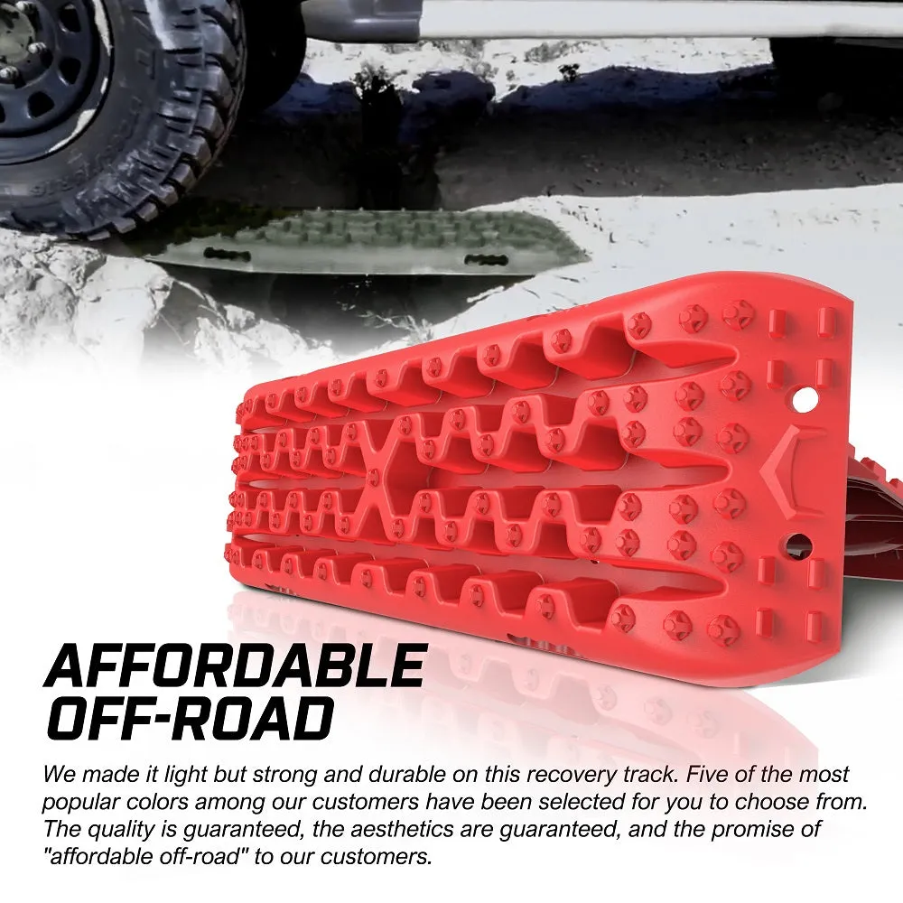 Heavy-Duty Recovery Tracks 2PCS 10 Ton Load Capacity X-BULL