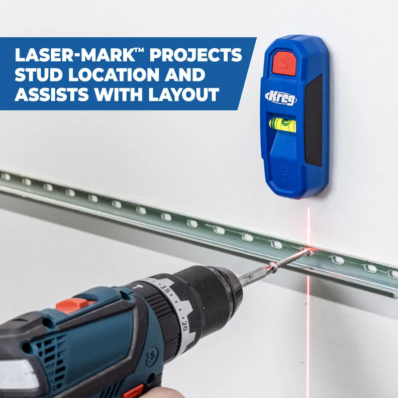 Kreg | Magnetic Stud Finder with Laser-Mark