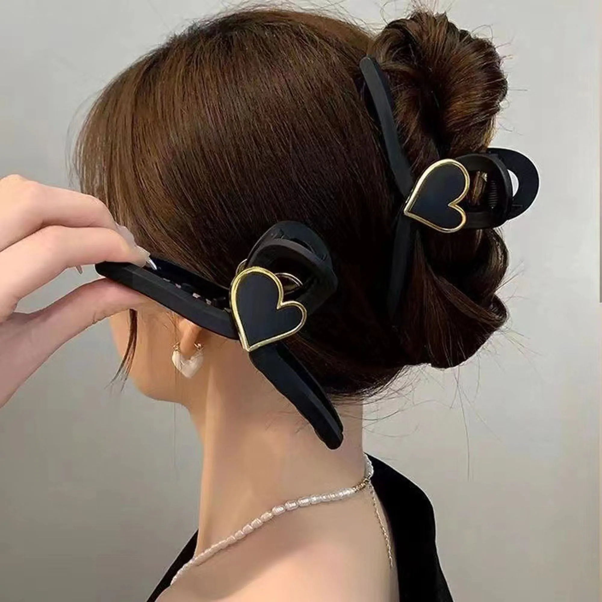 Large Claw Clips for Thick Long Hair, Pack of 3 Hair Accessories for Women Girls